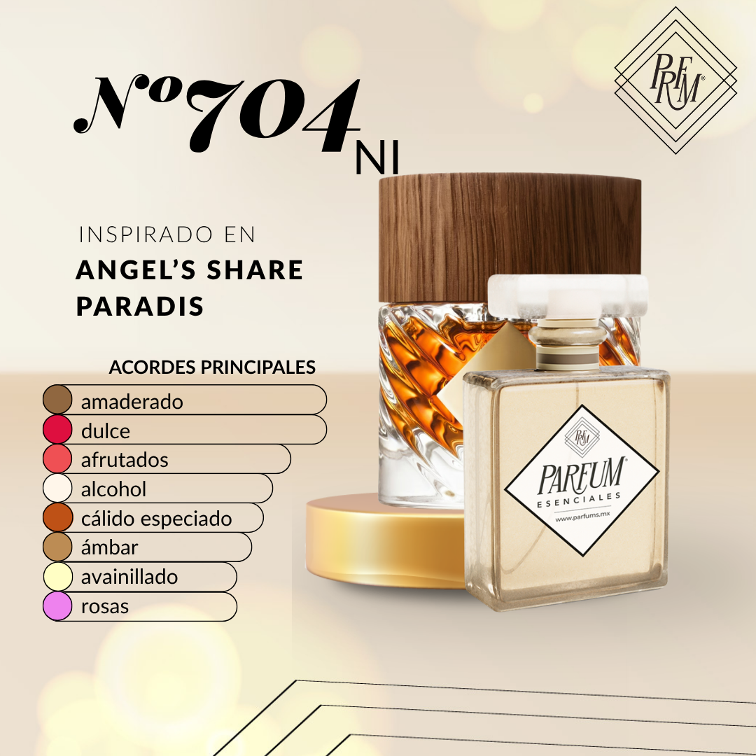 704NI- inspirado en ANGEL'S SHARE PARADIS