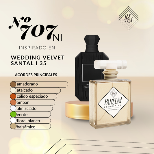 707NI- inspirado en WEDDING VELVET SANTAL I 35