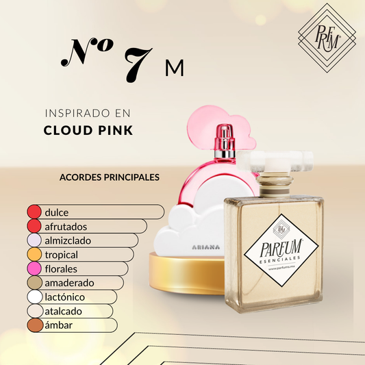 7M inspirado en  CLOUD PINK FEM