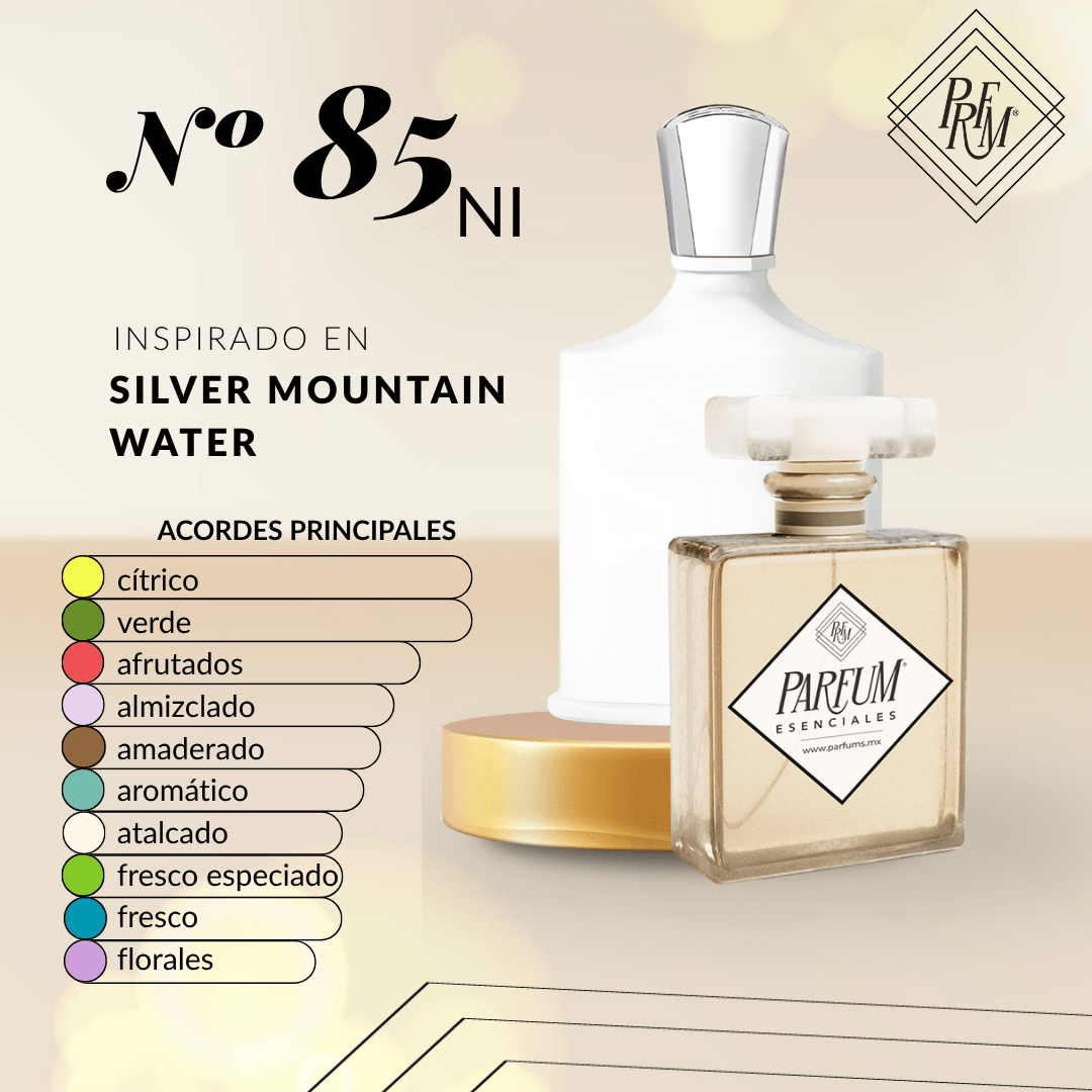 85NI- inspirado en  SILVER MOUNTAIN UNISEX