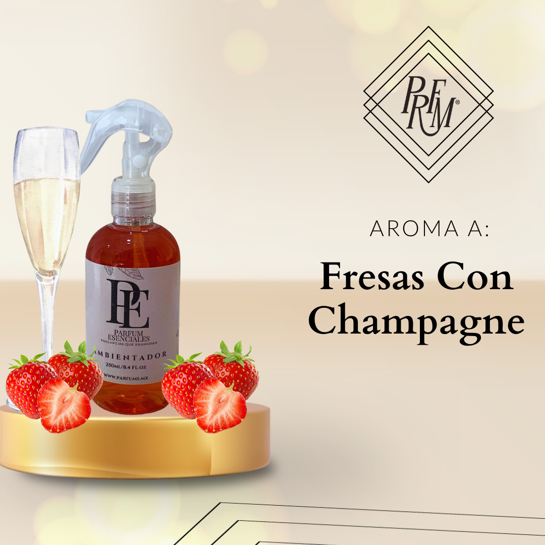 AMBIENTADOR FRESAS CON CHAMPAGE