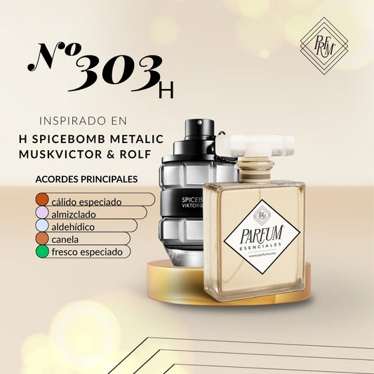 303H inspirado en SPICEBOMB METALIC MUSK
