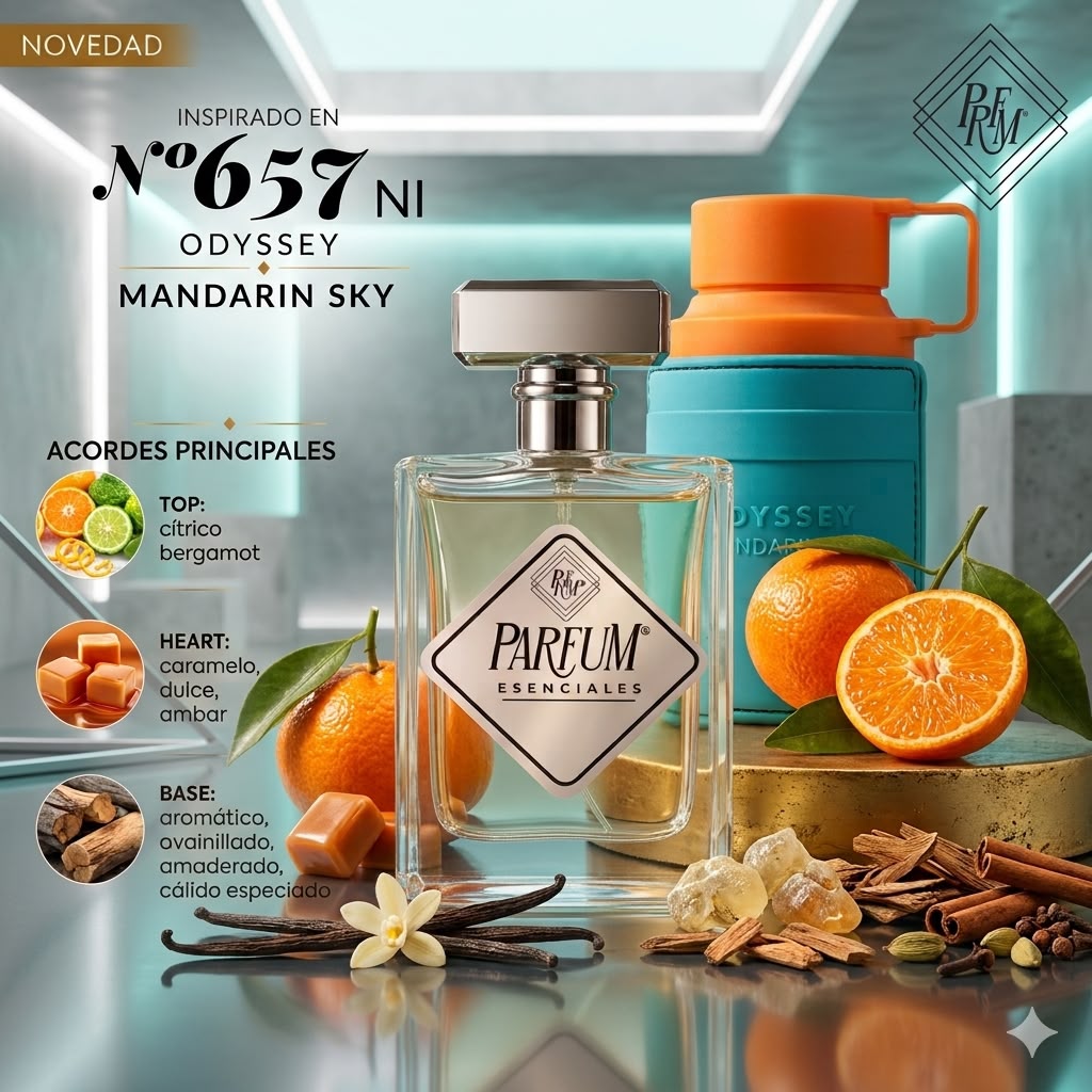 657NI- inspirado en ODYSSEY MANDARIN SKY